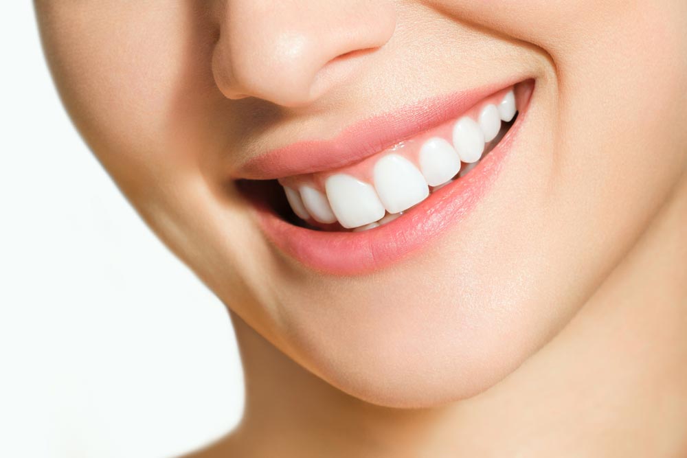 Woman With Clear White Teeth